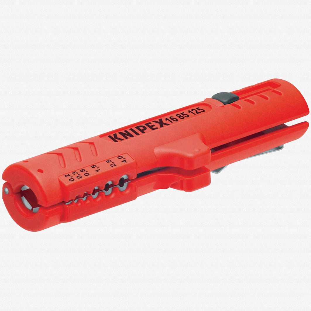 Knipex Universal Metric Wire Stripping Tool with Longitudinal Blade - 1685125SB - KC Tool