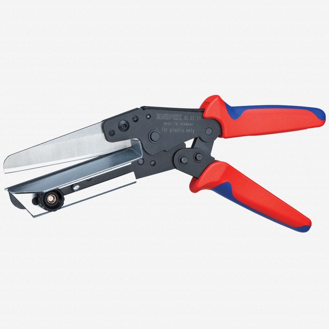 Knipex Vinyl Shears for plastic up to 4 mm or cable ducts - 950221 - KC Tool