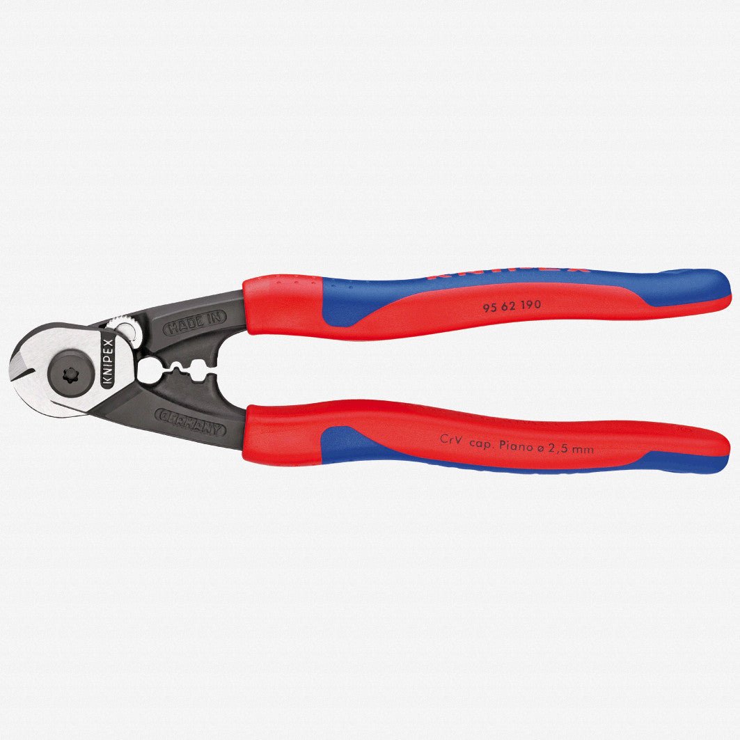 Knipex Wire Rope Cutters / Shears - MultiGrip - 9562190 - KC Tool