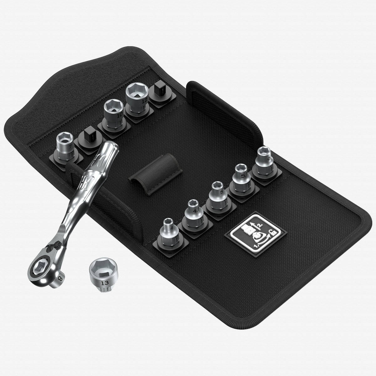 Wera 135021 Kraftform Kompakt Zyklop Mini 2 Set 1, 12 Pieces