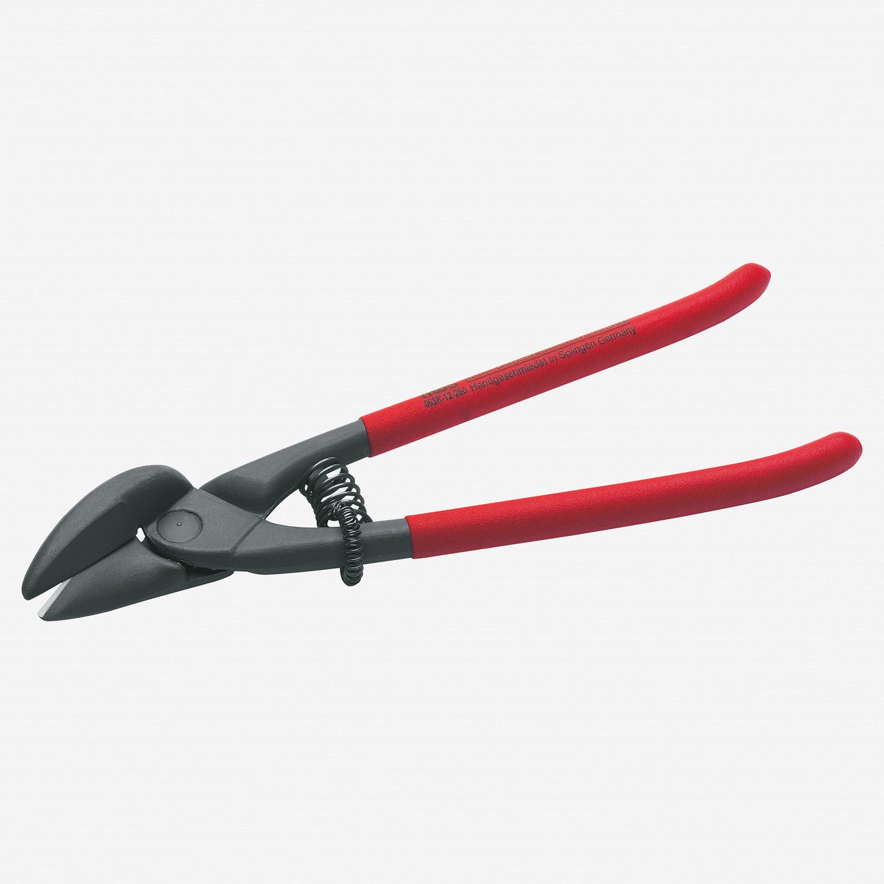 NWS 10.25" Ideal Tin Snips - Atramentized - Plastic Grip - Left Handed - N-063L-12-260 - KC Tool