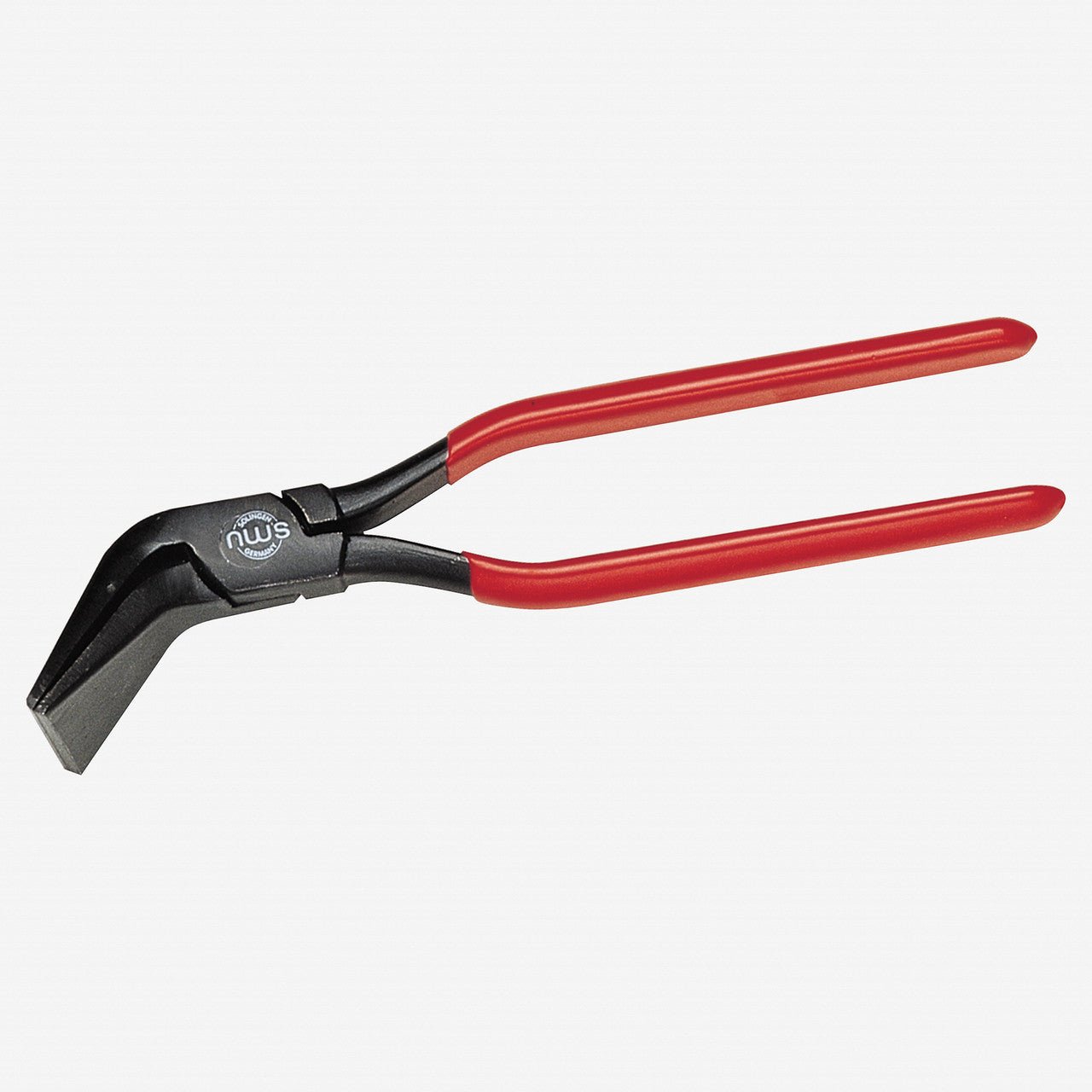 NWS 11" Plumbers Seaming Pliers - Atramentized - Plastic Grip - 45 Degree - N-157FG-12-280 - KC Tool