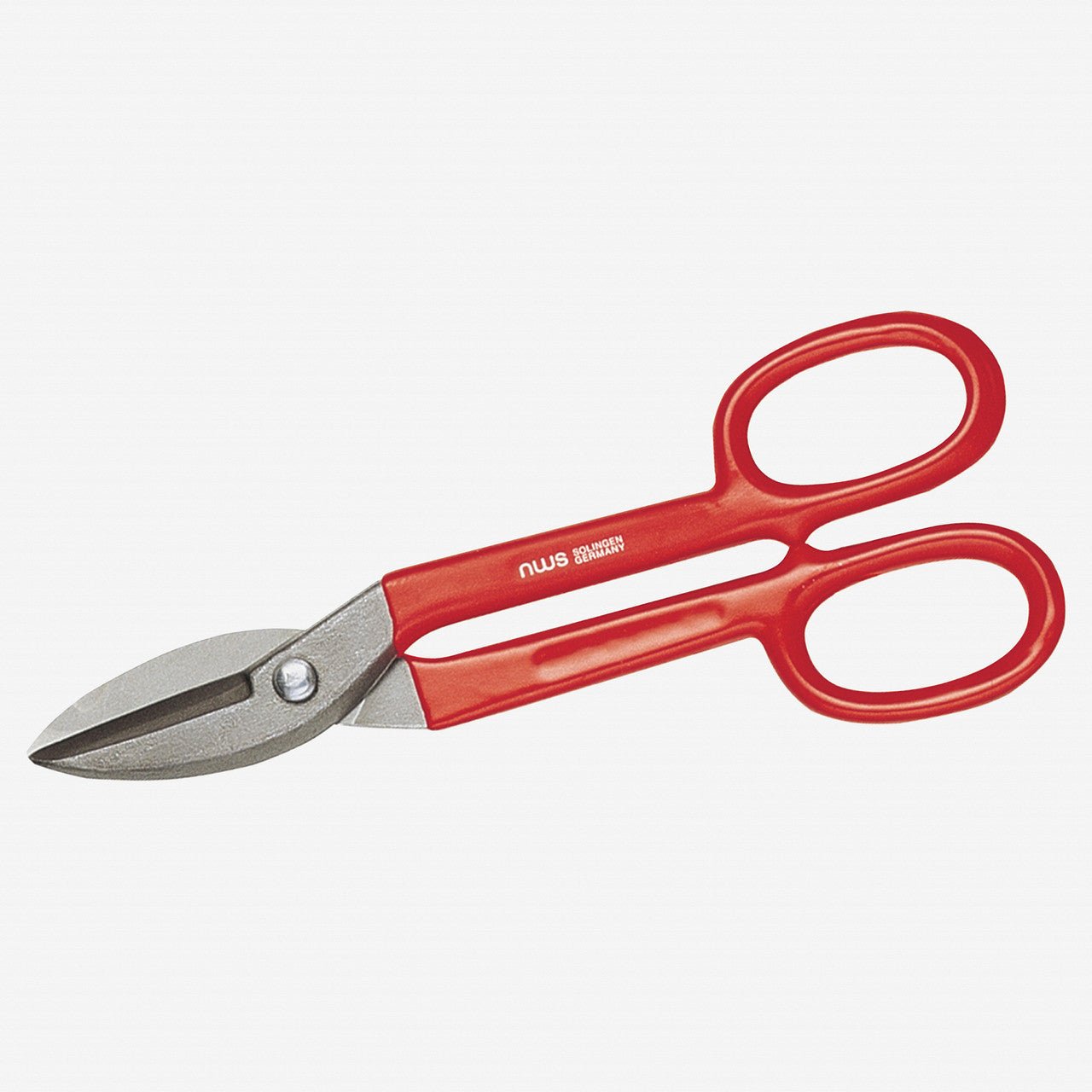 NWS 12" American Pattern Tin Snips - Atramentized - Plastic Grip - N-077-12-300 - KC Tool