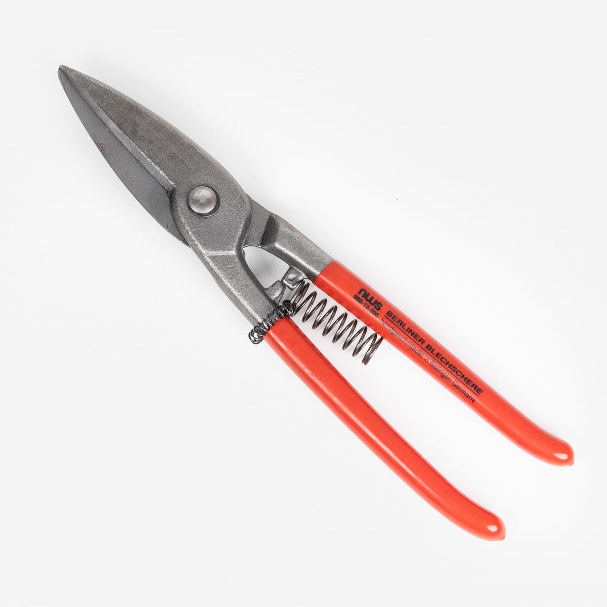 NWS 12" Berlin Pattern Tin Snips - Atramentized - Plastic Grip - N-060-12-300 - KC Tool