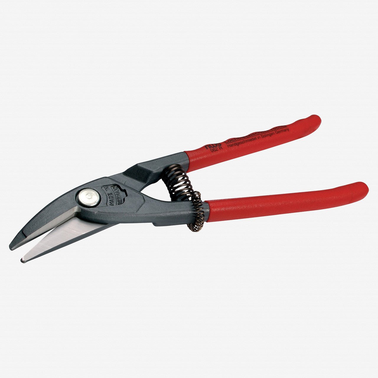 NWS 12" Punch Tin Snips - Atramentized - Plastic Grip - Right Handed - N-062R-12-300 - KC Tool