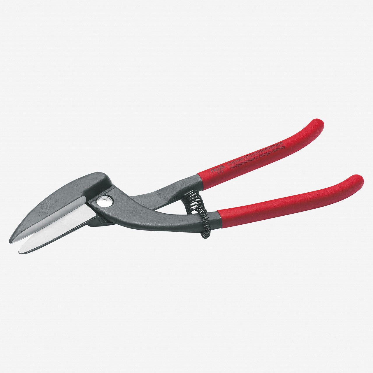 NWS 13.75" Pelican Tin Snips - Atramentized - Plastic Grip - N-070-12-350 - KC Tool