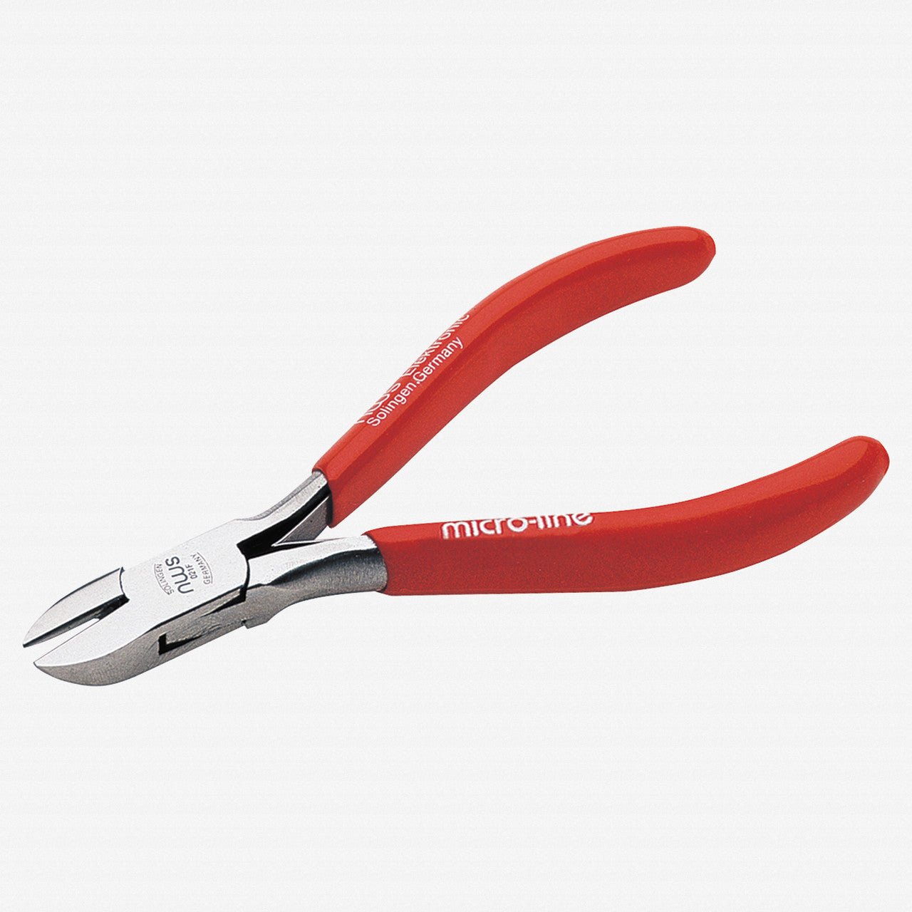 NWS 4.25" Micro Side Cutter - Flush Cut - MicroFinish - Plastic Grip - N-021F-OW-72-110 - KC Tool