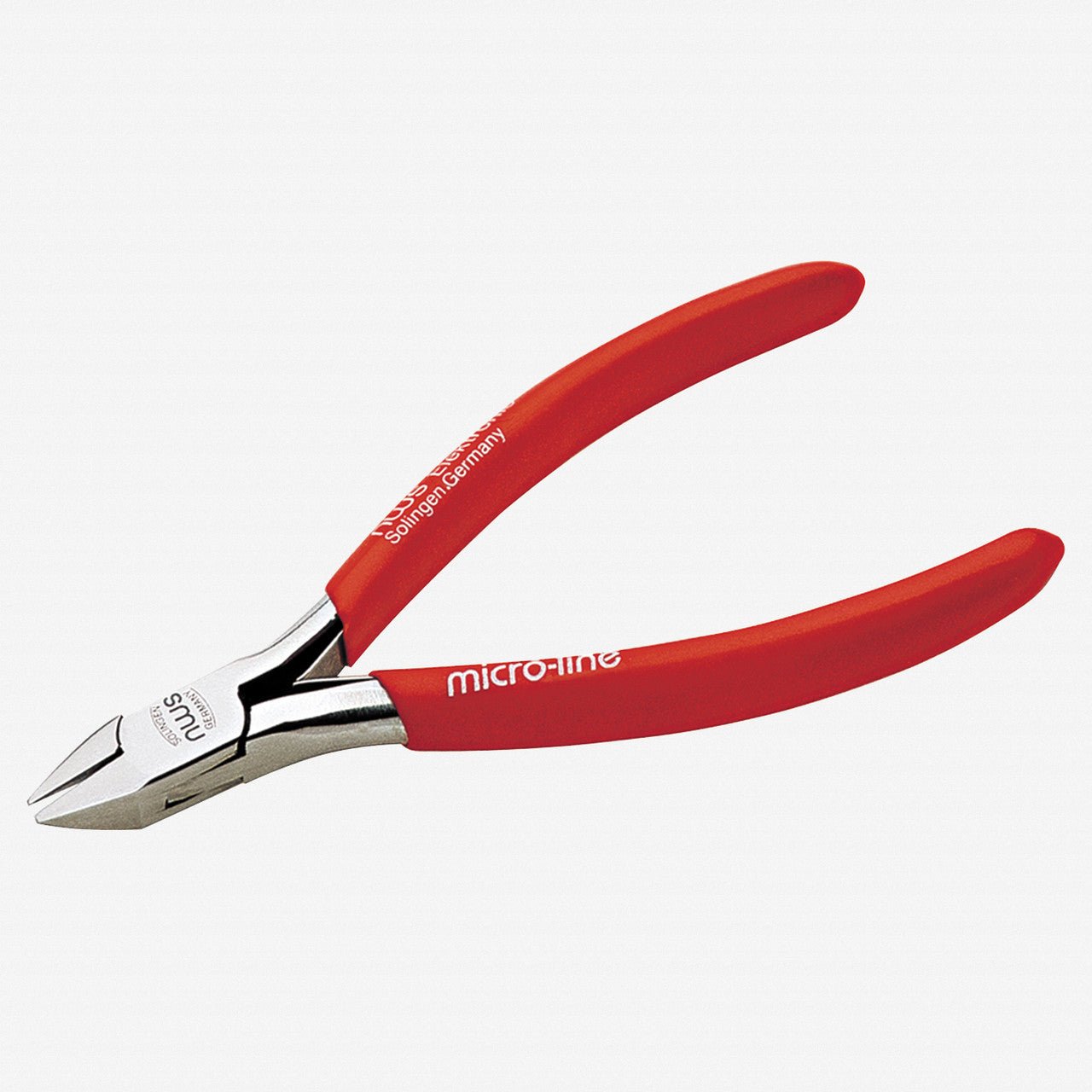 NWS 4.25" Micro Side Cutter - Slim Head - Flush Cut - MicroFinish - Plastic Grip - N-022-OW-72-110 - KC Tool