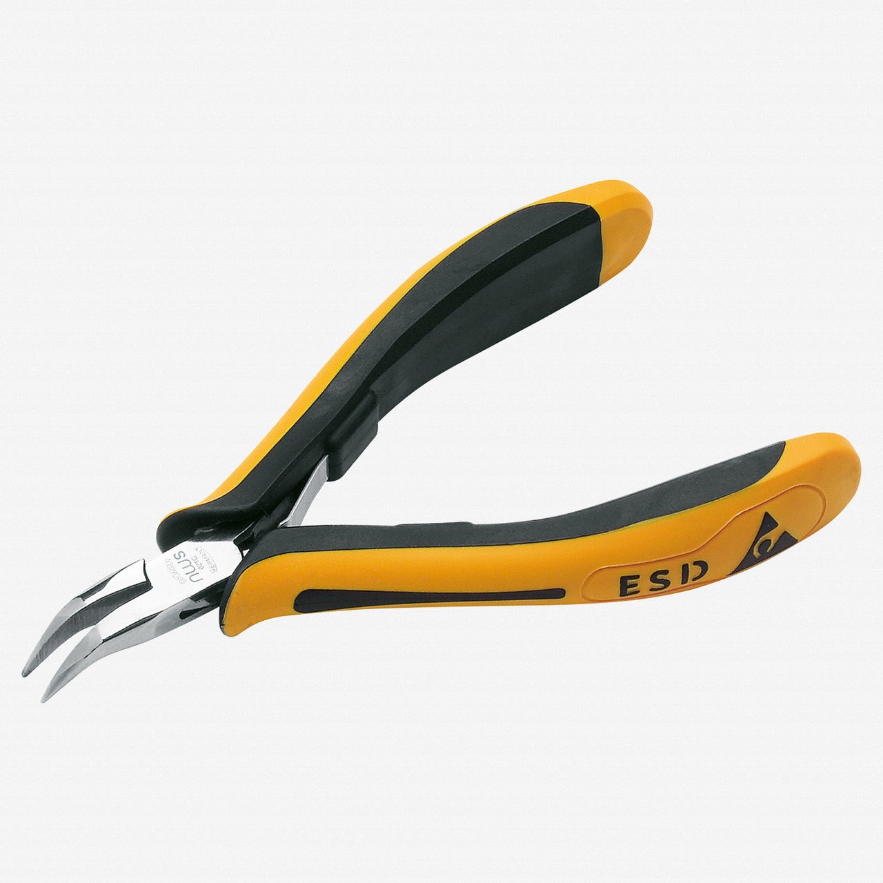NWS 4.5" Bent Chain Nose Pliers ESD - 45 Degree - SoftGripp - N-021G-79-ESD-115 - KC Tool