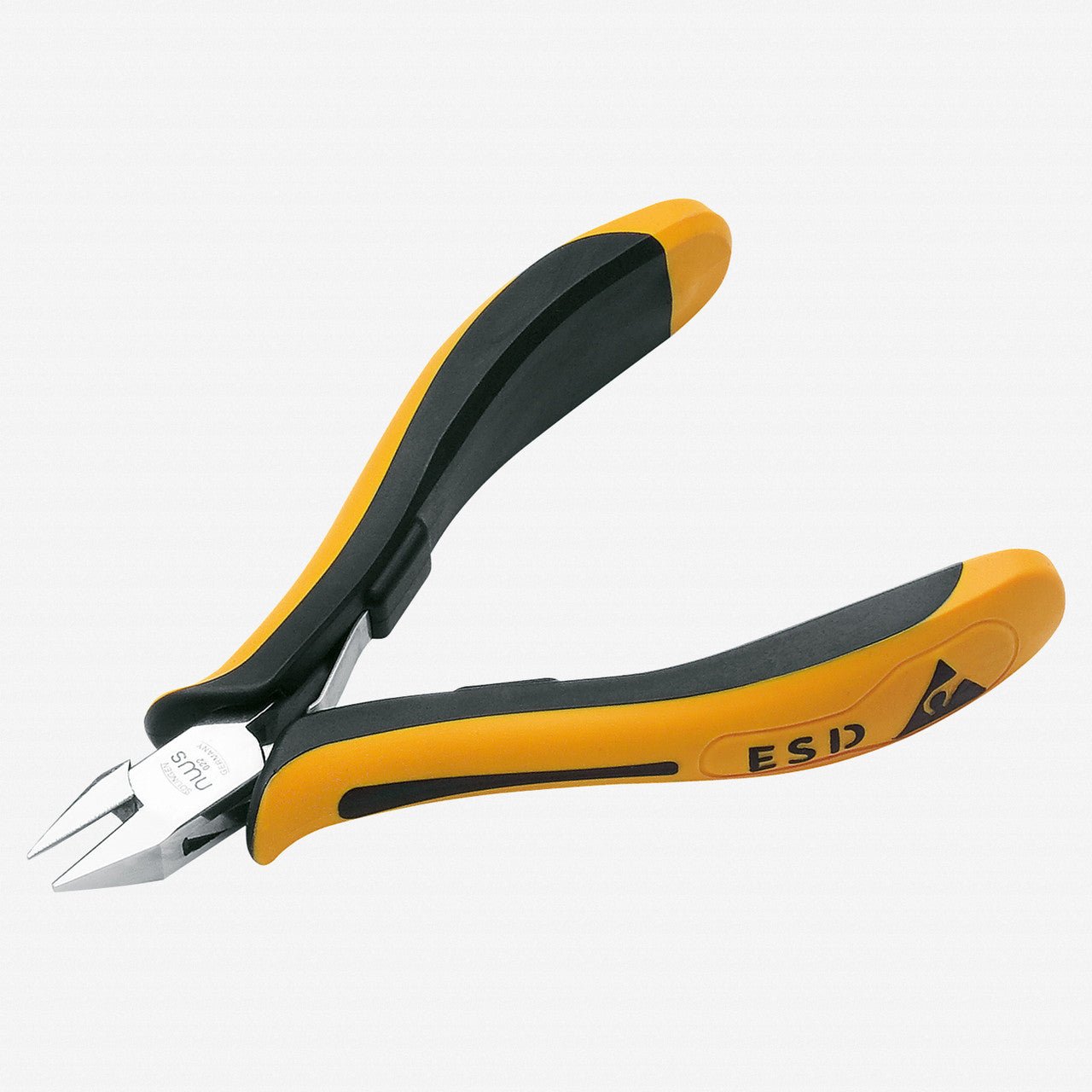 NWS 4.5" ESD Side Cutter - Slim Head - Flush Cut - SoftGripp - N-022-OW-79-ESD-115 - KC Tool