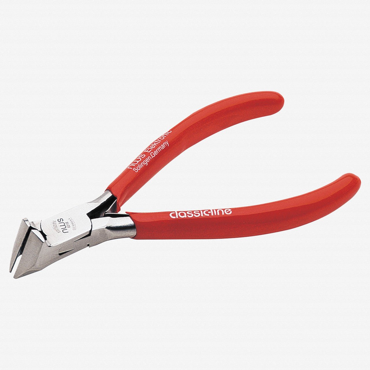 NWS 4.5" Oblique End Cutter - Flush Cut - MicroFinish - Plastic Grip - N-021E-OW-72-115 - KC Tool