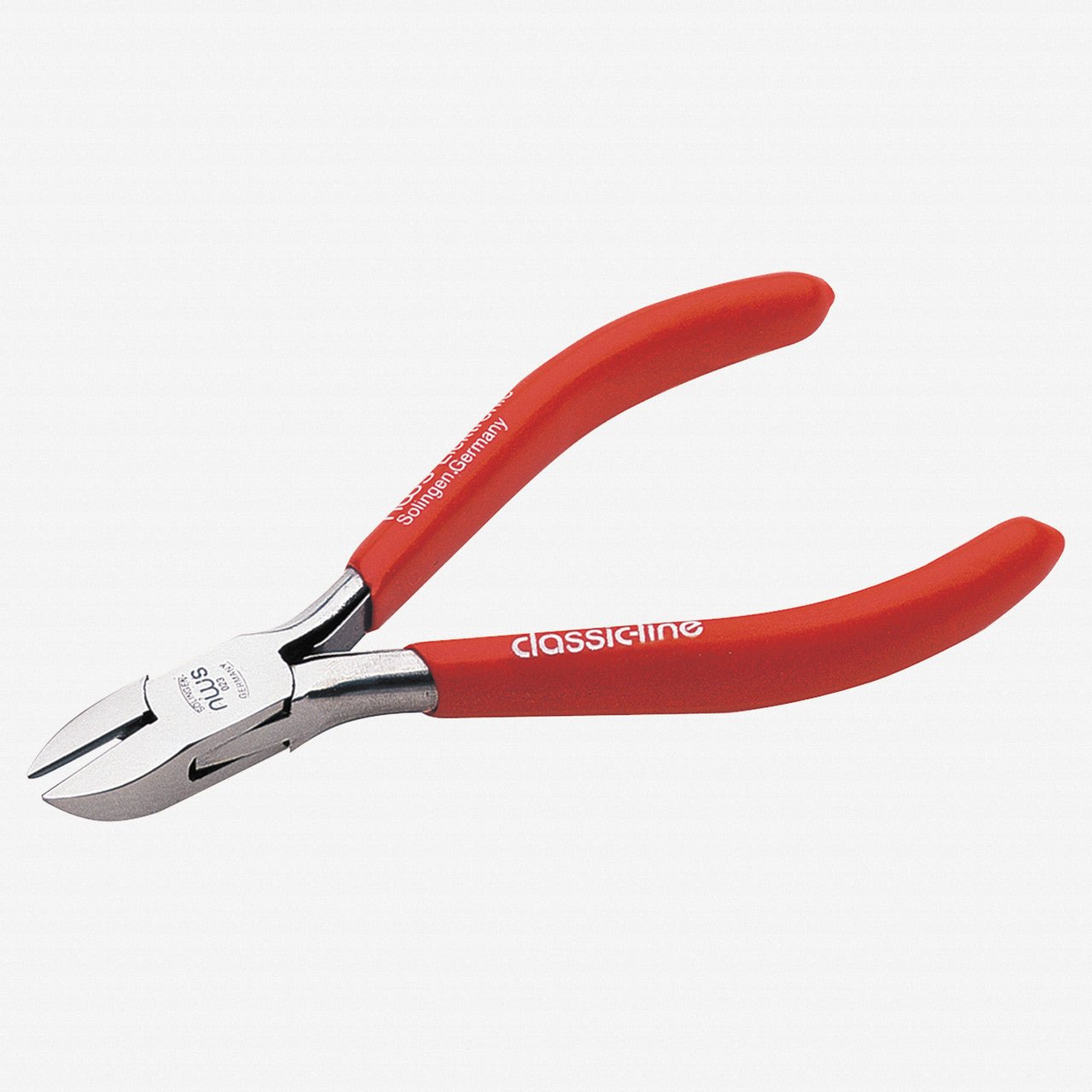 NWS 4.5" Side Cutter with Wire Trapping Spring - MicroFinish - Plastic Grip - N-023-72-115 - KC Tool