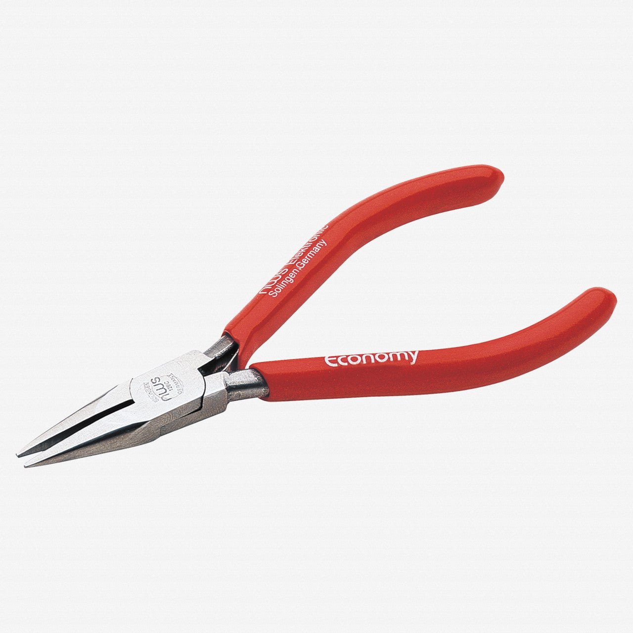 NWS 4.75" Chain Nose Pliers - MicroFinish - Plastic Grip - N-126C-72-120 - KC Tool