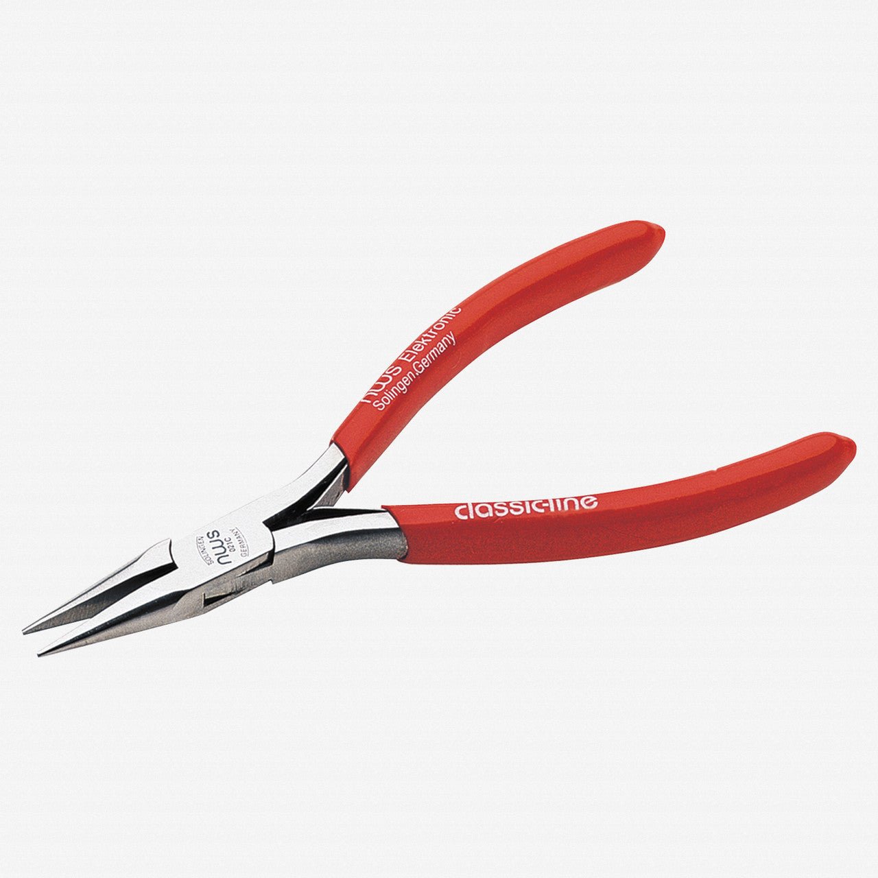 NWS 5.25" Chain Nose Pliers - MicroFinish - Plastic Grip - N-021C-72-130 - KC Tool