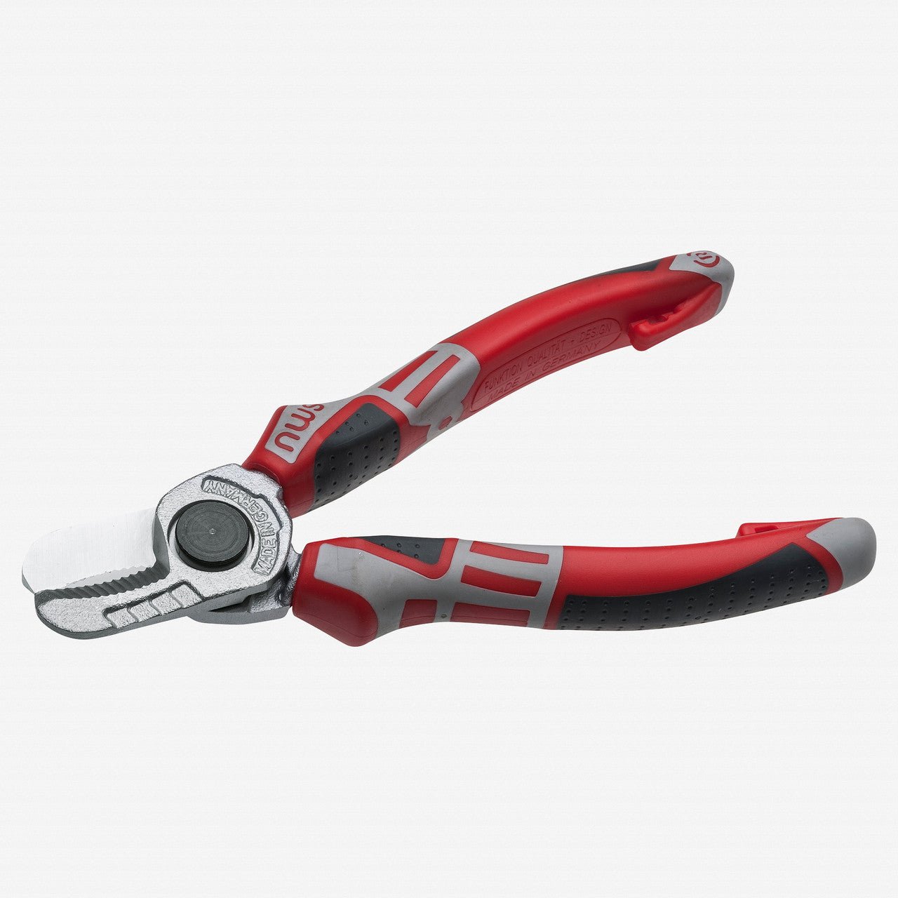 NWS 6.25" Cable Cutter - Matte Chromium - SoftGripp, Tethered Attachment - N-043-49-160 - KC Tool