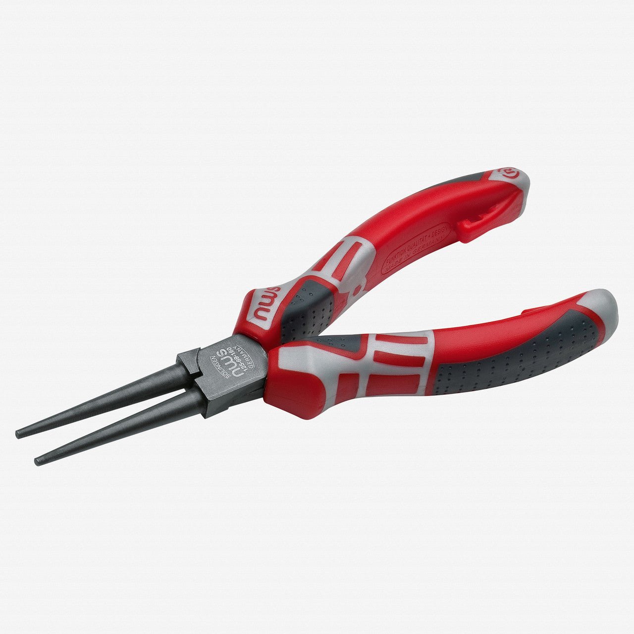 NWS 6.25" Long Round Nose Pliers - TitanFinish - SoftGripp, Tethered Attachment - N-125-69-160 - KC Tool
