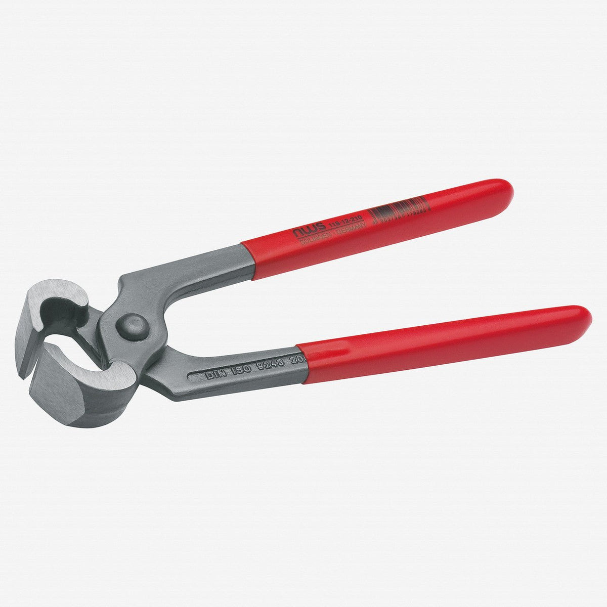 NWS 6.25" Pincers - Atramentized - Plastic Grip - N-118-12-160 - KC Tool
