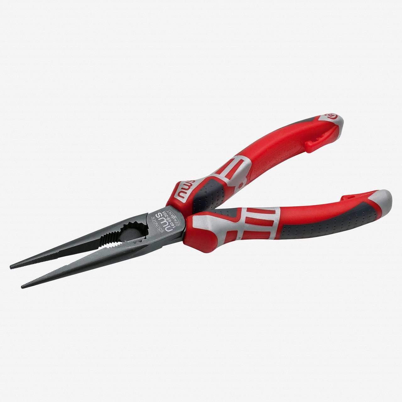 NWS 6.75" Chain Nose Pliers (Radio Pliers) - TitanFinish - SoftGripp, Tethered Attachment - N-140-69-170 - KC Tool