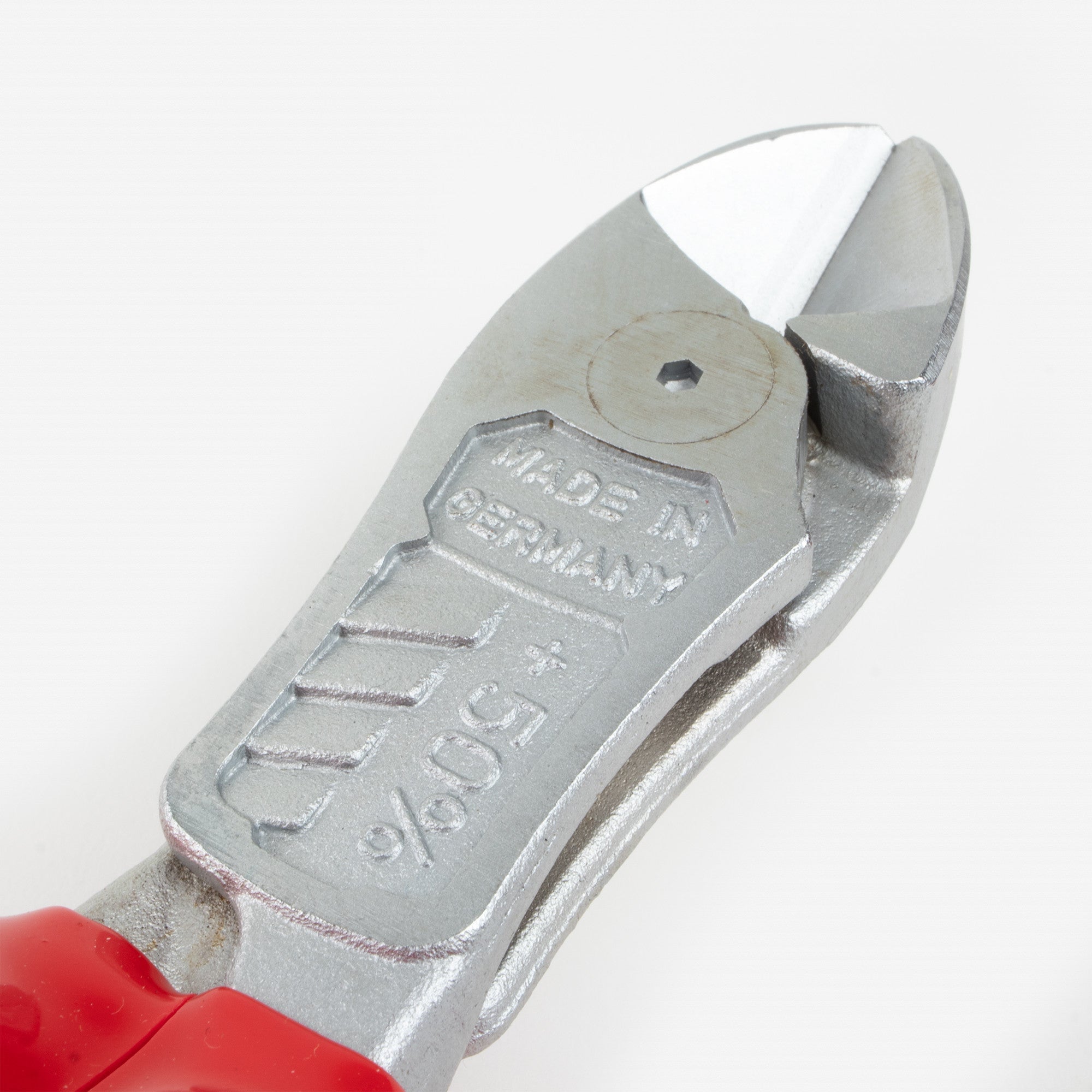 NWS 7" Heavy Duty Lever Side Cutter FantasticoPlus 1000V - Matte Chromium - Plastic Grip - N-138-43-180 - KC Tool