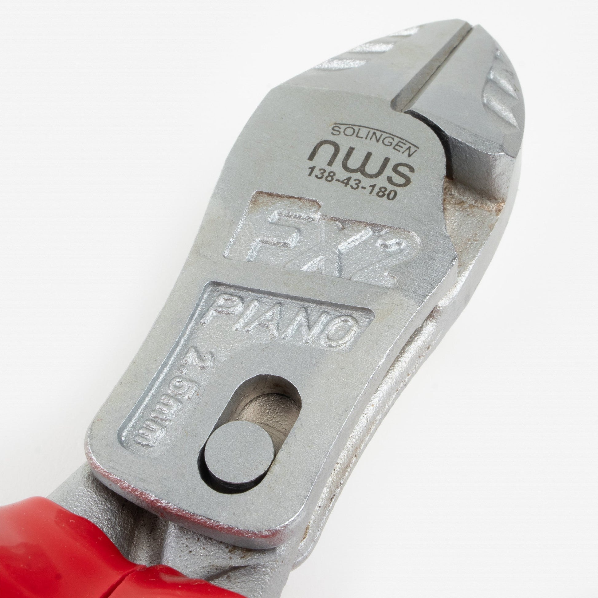 NWS 7" Heavy Duty Lever Side Cutter FantasticoPlus 1000V - Matte Chromium - Plastic Grip - N-138-43-180 - KC Tool