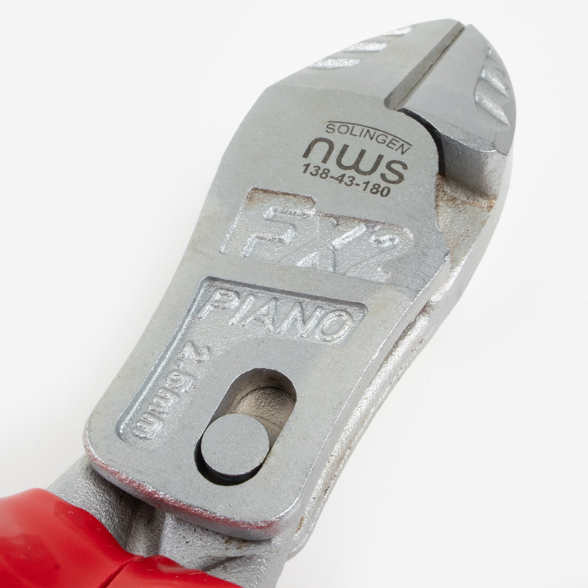 NWS 7" Heavy Duty Lever Side Cutter FantasticoPlus 1000V - Matte Chromium - Plastic Grip - N-138-43-180 - KC Tool