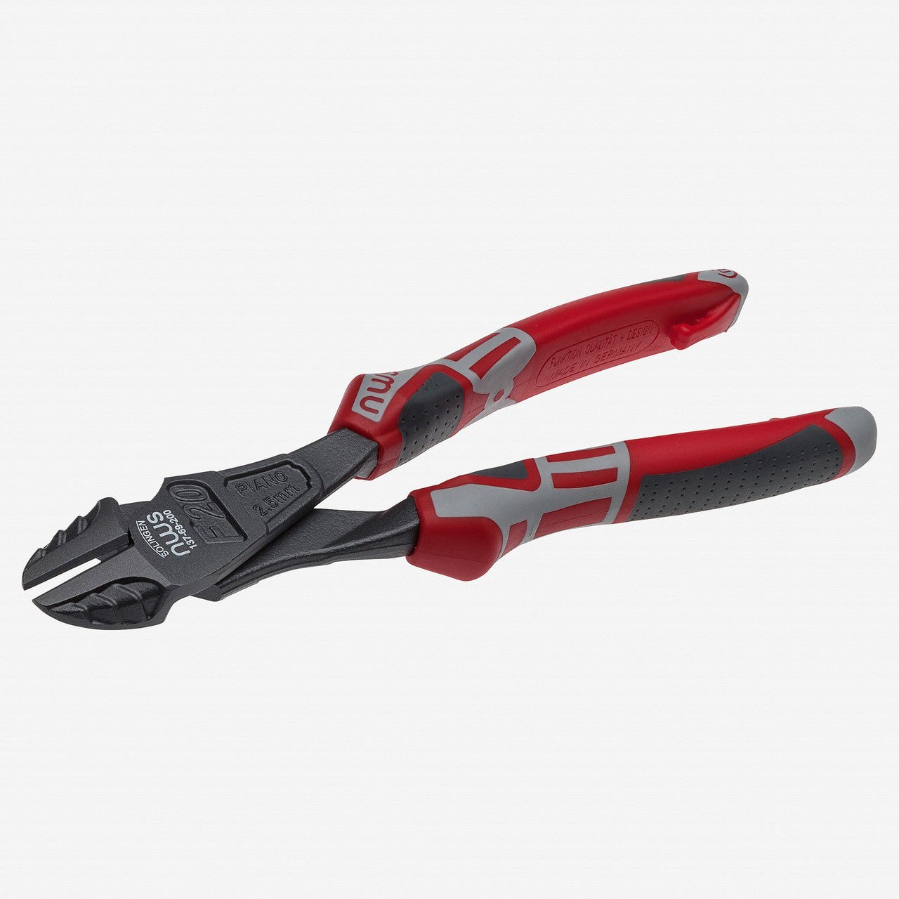 NWS 7" Heavy Duty Side Cutter - TitanFinish - SoftGripp, Tethered Attachment - N-137-69-180 - KC Tool