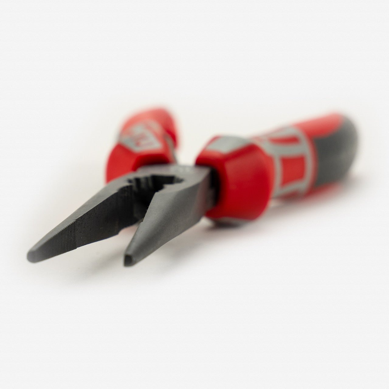 NWS 8" Chain Nose Pliers (Radio Pliers) - TitanFinish - SoftGripp, Tethered Attachment - N-140-69-205 - KC Tool