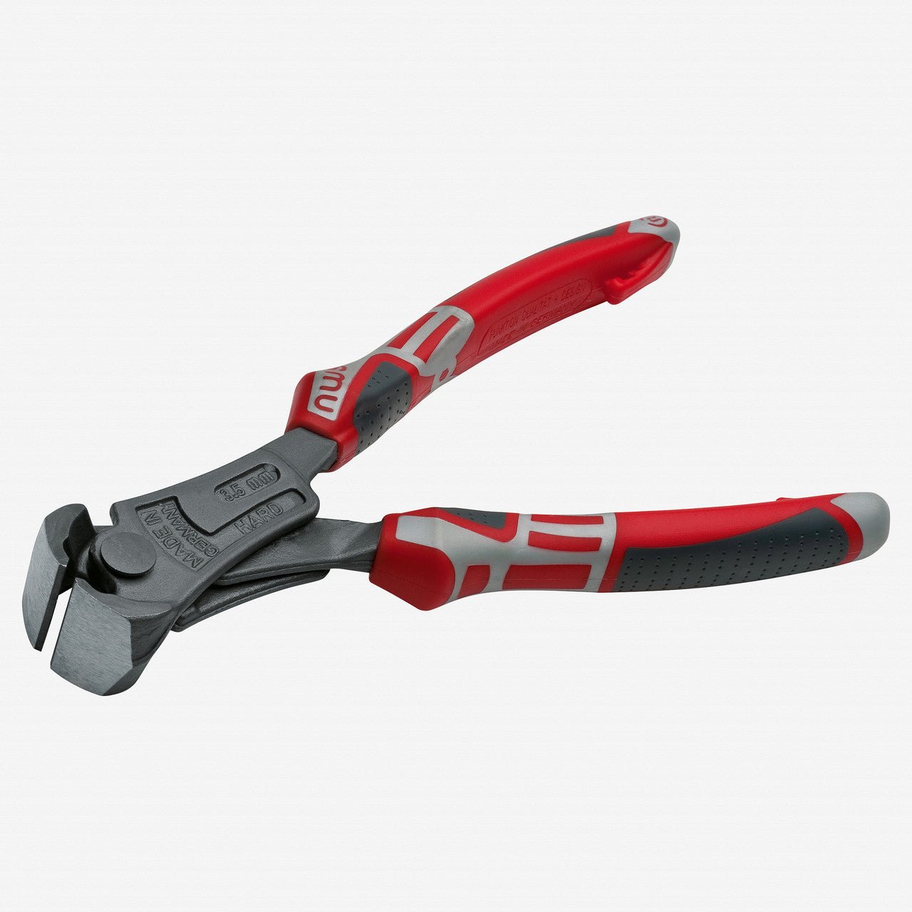 NWS 8" Heavy Duty Lever End Cutting Nipper PowerBolt - TitanFinish - SoftGripp, Tethered Attachment - N-1311-69-200 - KC Tool