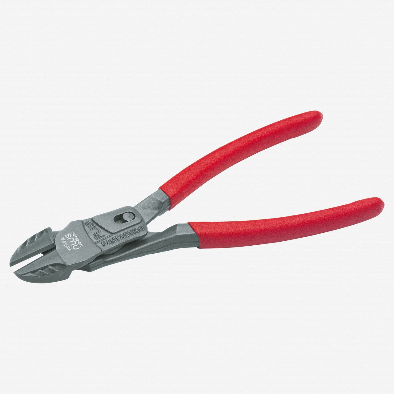NWS 8" Heavy Duty Lever Side Cutter FantasticoPlus - TitanFinish - Plastic Grip - N-138-62-200 - KC Tool