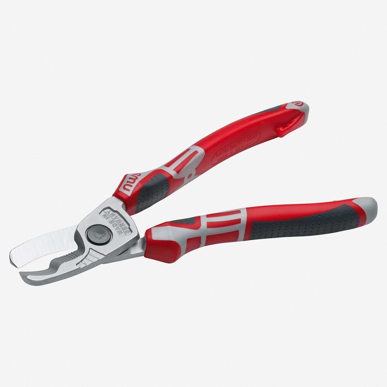 NWS 8.25" Cable Cutter - Matte Chromium - SoftGripp, Tethered Attachment - N-043-49-210 - KC Tool