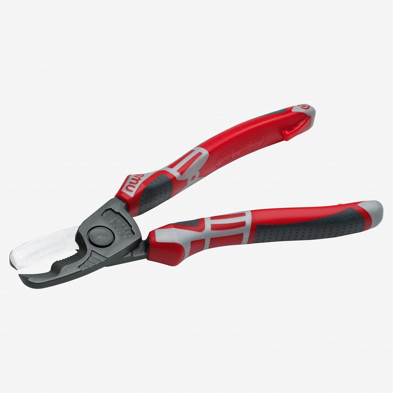 NWS 8.25" Cable Cutter - TitanFinish - SoftGripp, Tethered Attachment - N-043-69-210 - KC Tool