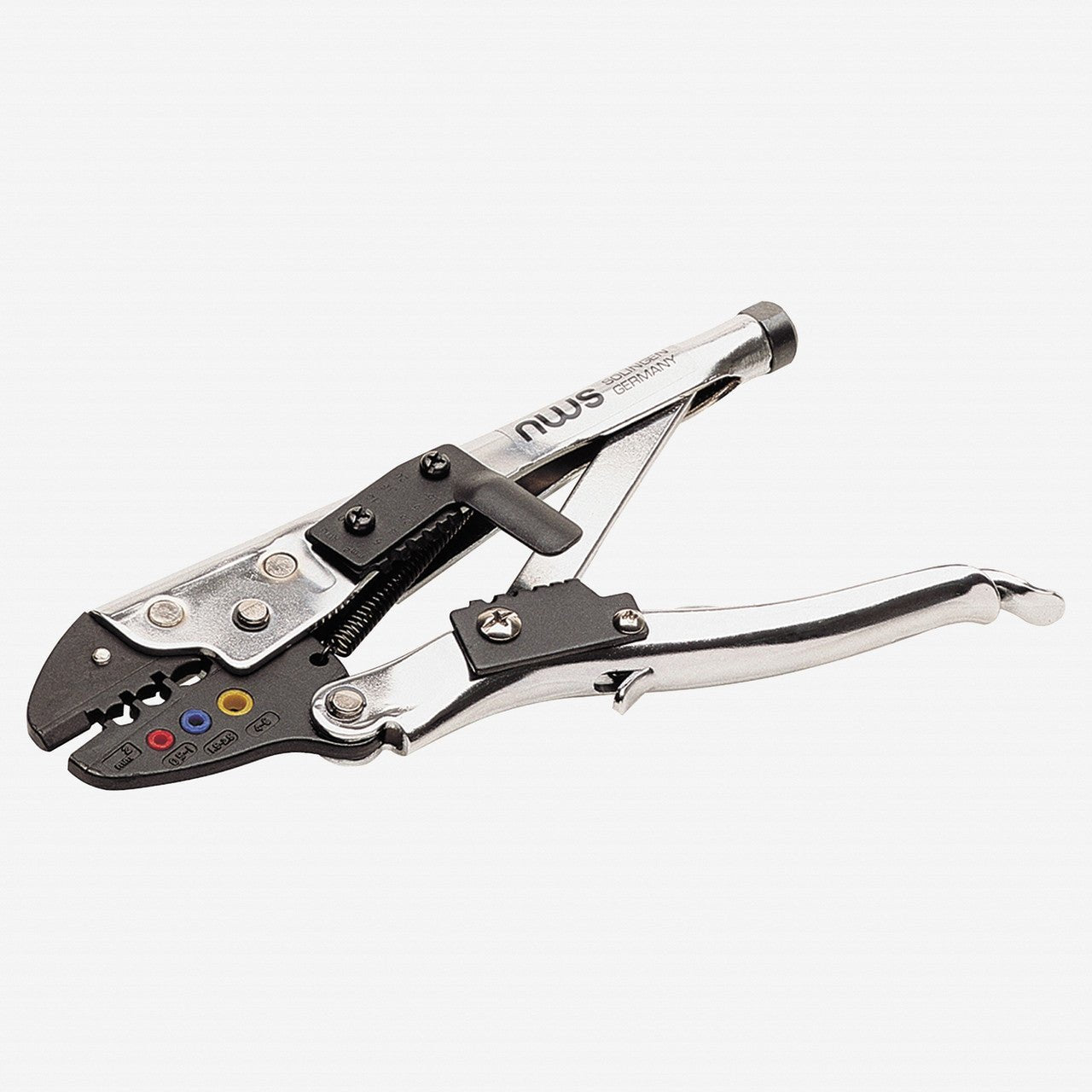 NWS 8.25" Crimping Lever Pliers for Non-insulated Connectors - N-139C-210 - KC Tool