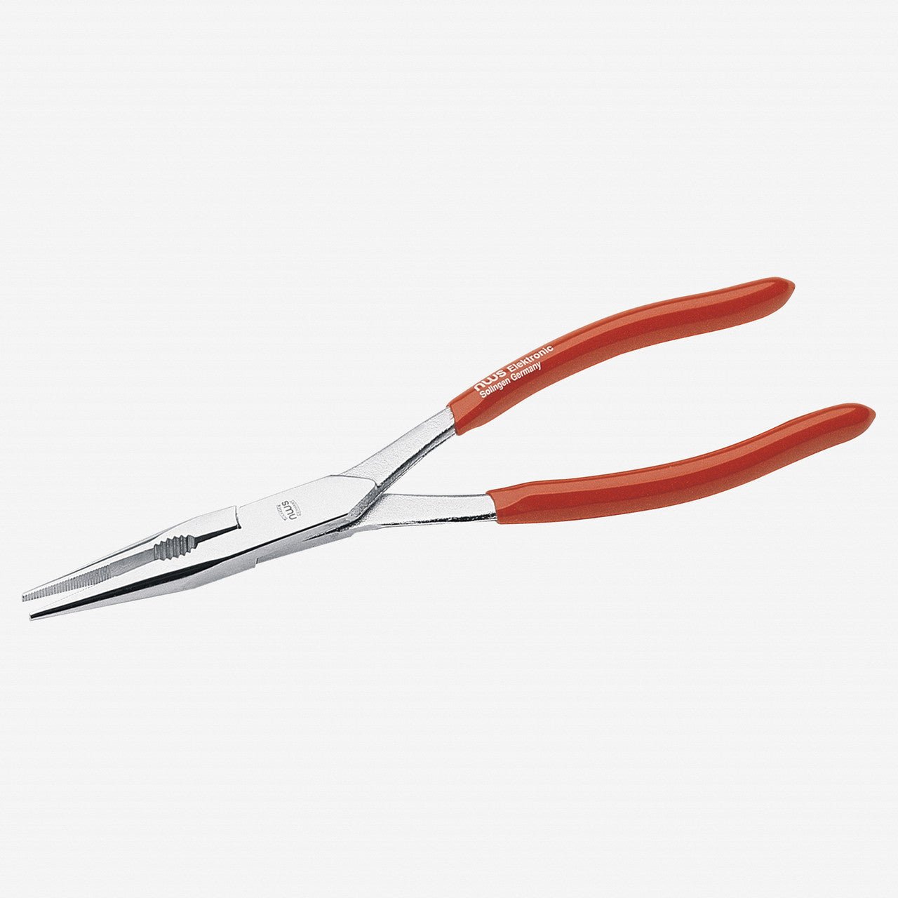 NWS 8.5" Mechanic's Pliers - Flat - Round Jaws - Plastic Grip - N-128C-52-215 - KC Tool