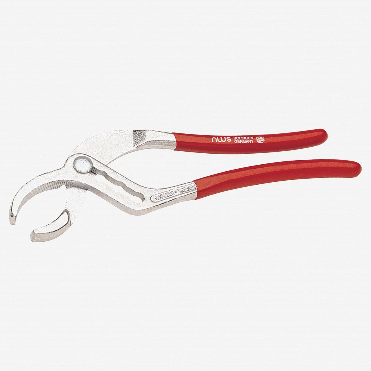 NWS 9" Pipe Grip Pliers-Matte Chromium - Plastic Grip - N-160-42-230 - KC Tool