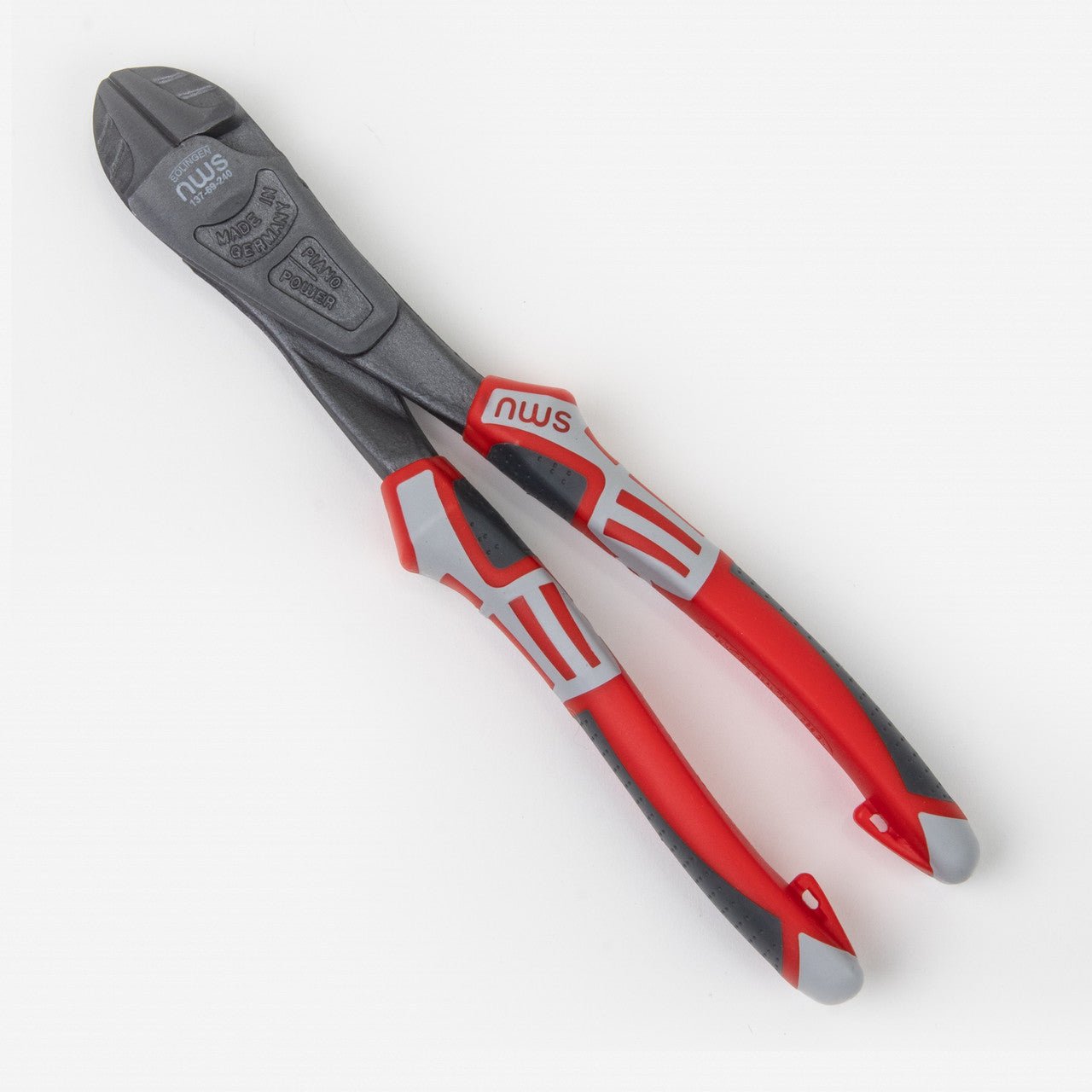 NWS 9.5" Heavy Duty Side Cutter - TitanFinish - SoftGripp, Tethered Attachment - N-137-69-240 - KC Tool