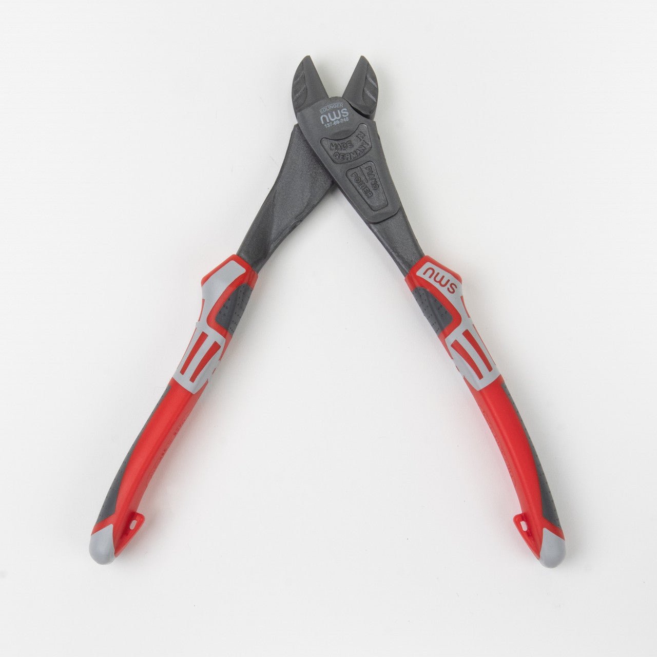 NWS 9.5" Heavy Duty Side Cutter - TitanFinish - SoftGripp, Tethered Attachment - N-137-69-240 - KC Tool