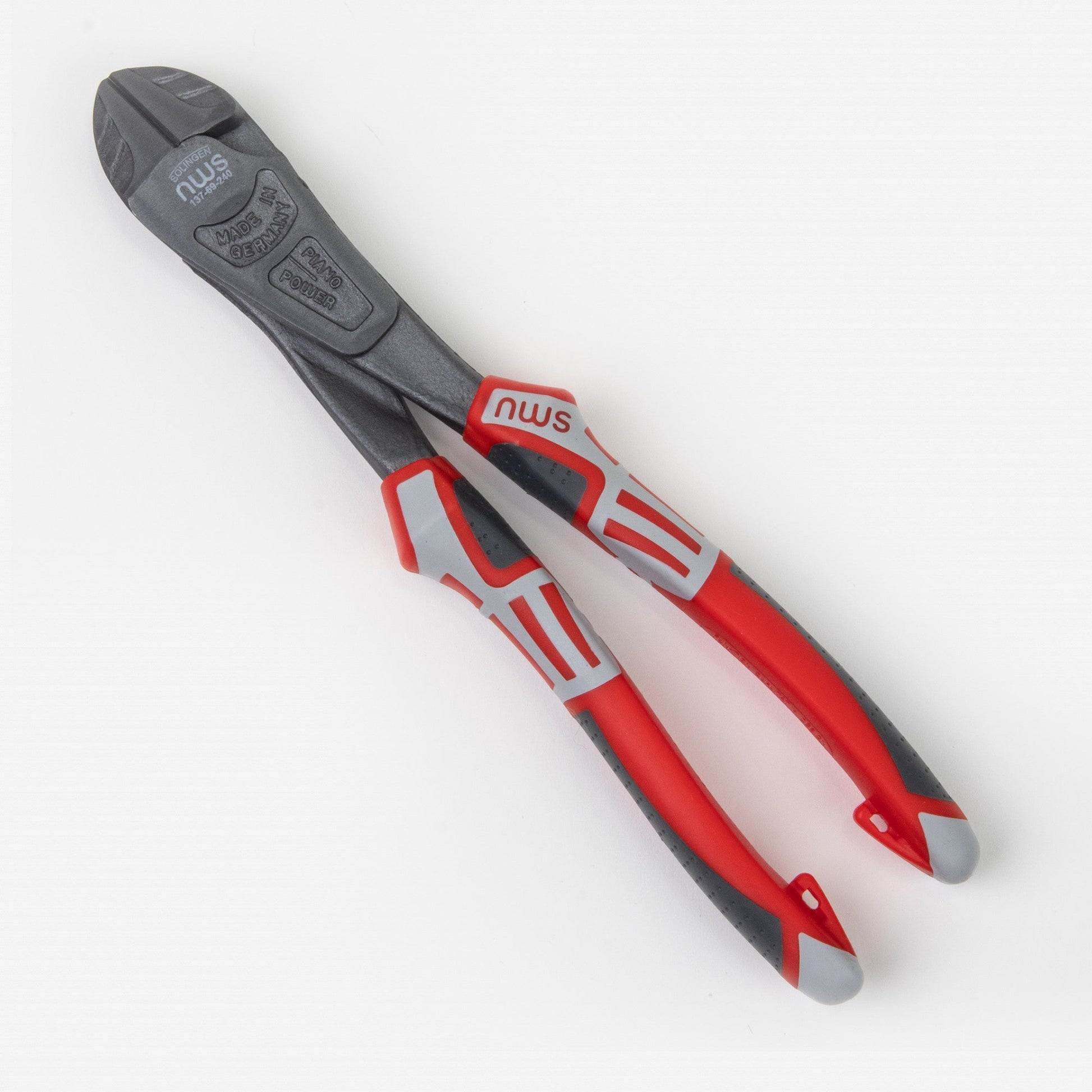 NWS 9.5" Heavy Duty Side Cutter - TitanFinish - SoftGripp, Tethered Attachment - N-137-69-240 - KC Tool