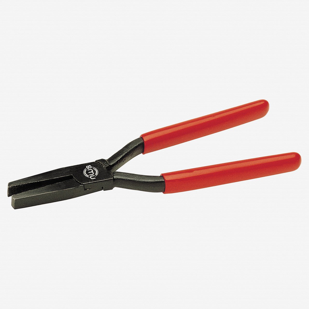 NWS 9.5" Plumbers Flat Nose Pliers - Atramentized - Plastic Grip - N-157A-12-240 - KC Tool