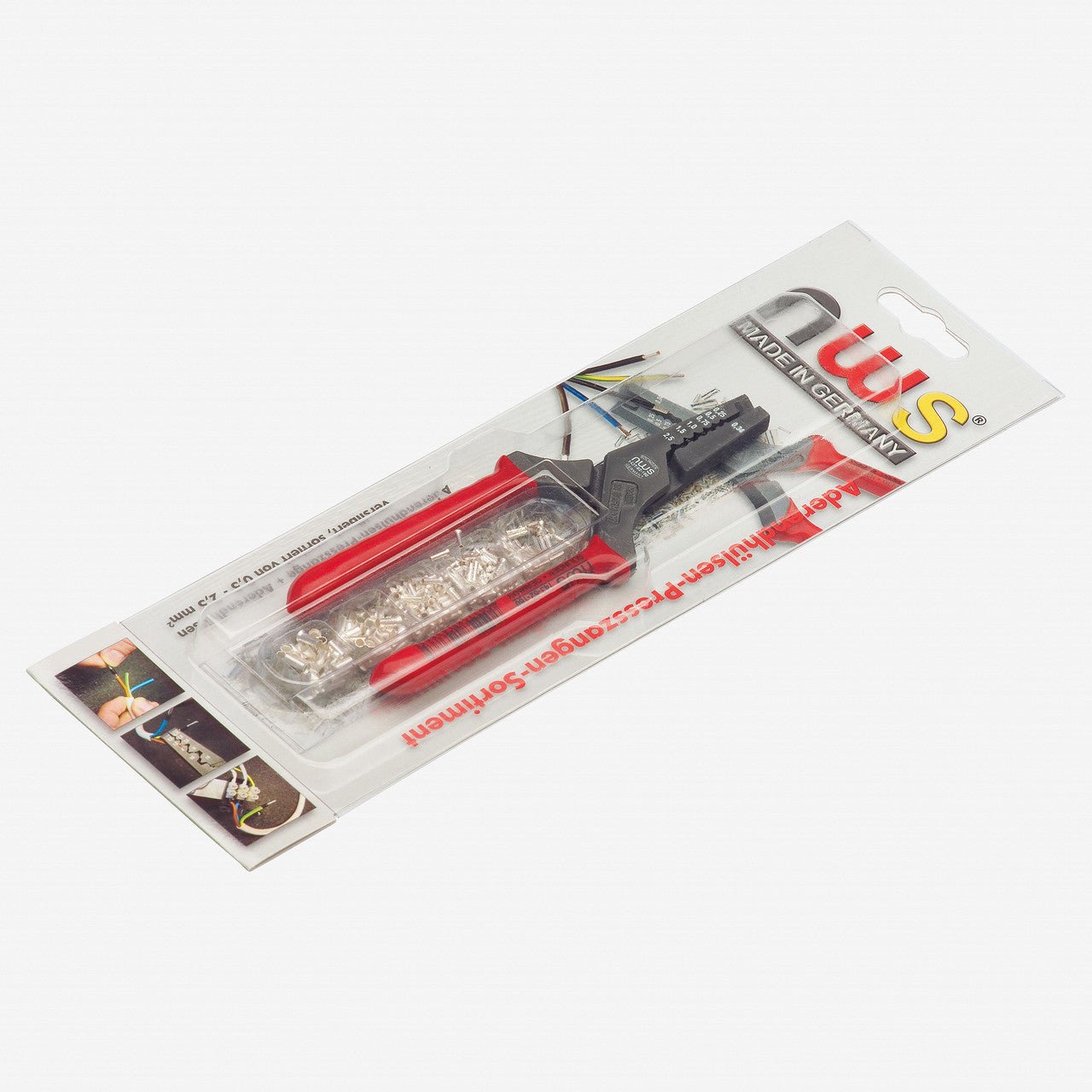 NWS Crimping Pliers and End-Sleeves Assortment (150 piece) - N-143-TS - KC Tool
