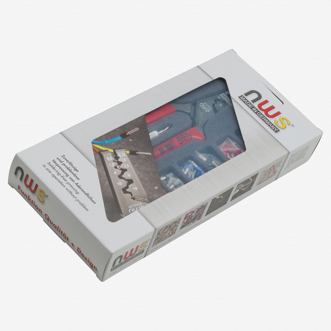 NWS Crimping Pliers and End - Sleeves Assortment with Case (150 piece) - N-143-BIS - KC Tool
