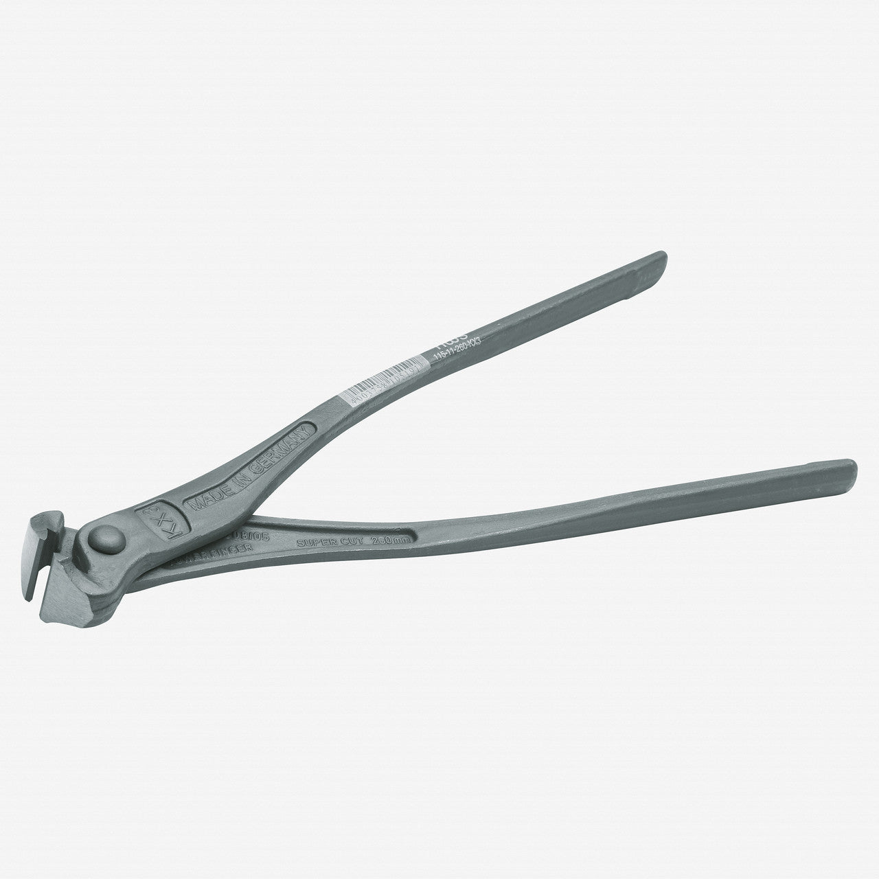 NWS KX 9" Tower Pincers - Atramentized - Bare Handle - N-115-11-230-KX2 - KC Tool
