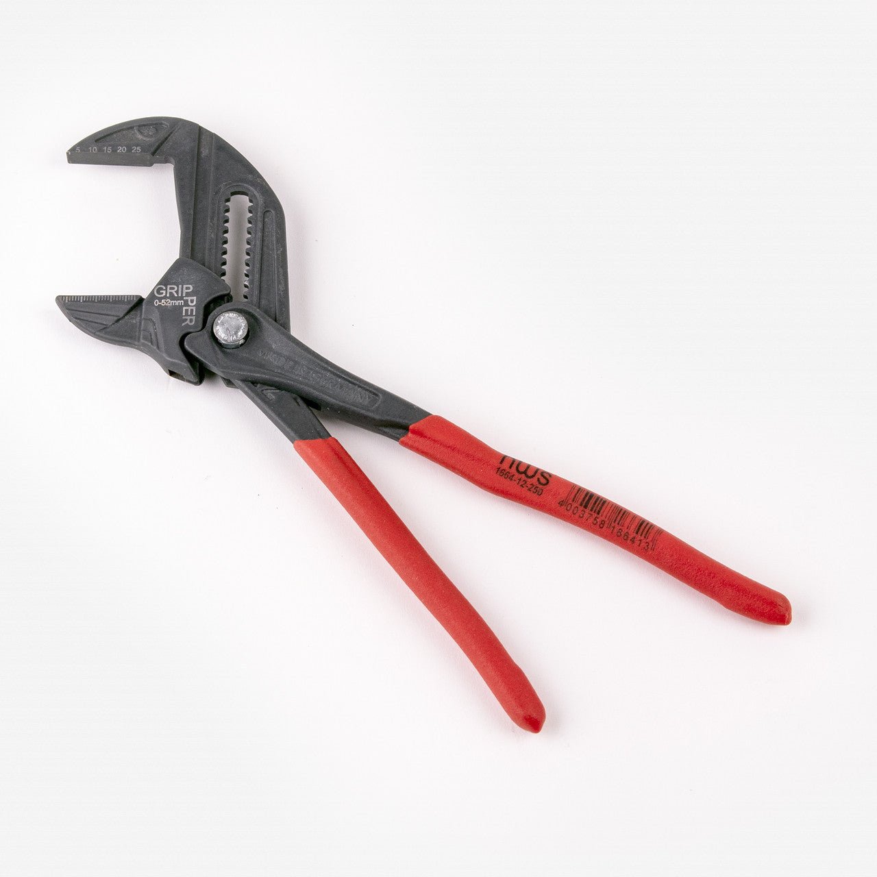 NWS Pliers Wrench Gripper - Atramentized - Plastic Grip, 10" - N-1664-12-250 - KC Tool