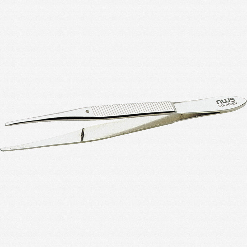 NWS Precision Tweezer, Nickel - plated, 4.7" - N-027F-120 - KC Tool