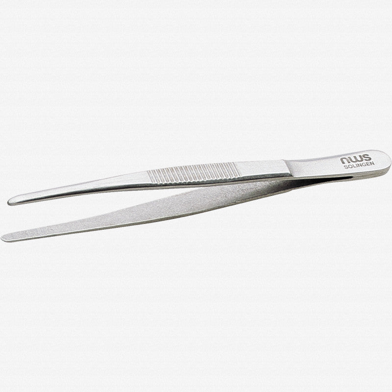 NWS Soldering Tweezer with Straight Rounded Tips, 5.5" - N-028B-140 - KC Tool