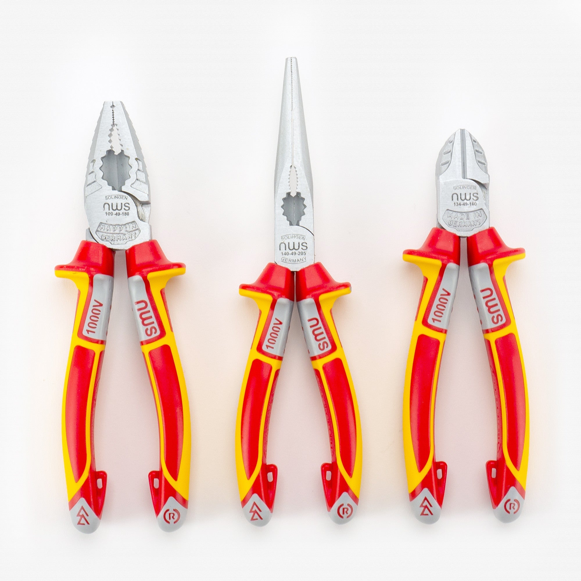 NWS VDE Pliers and Cutters Set, 3 Pieces - N-782 - KC Tool