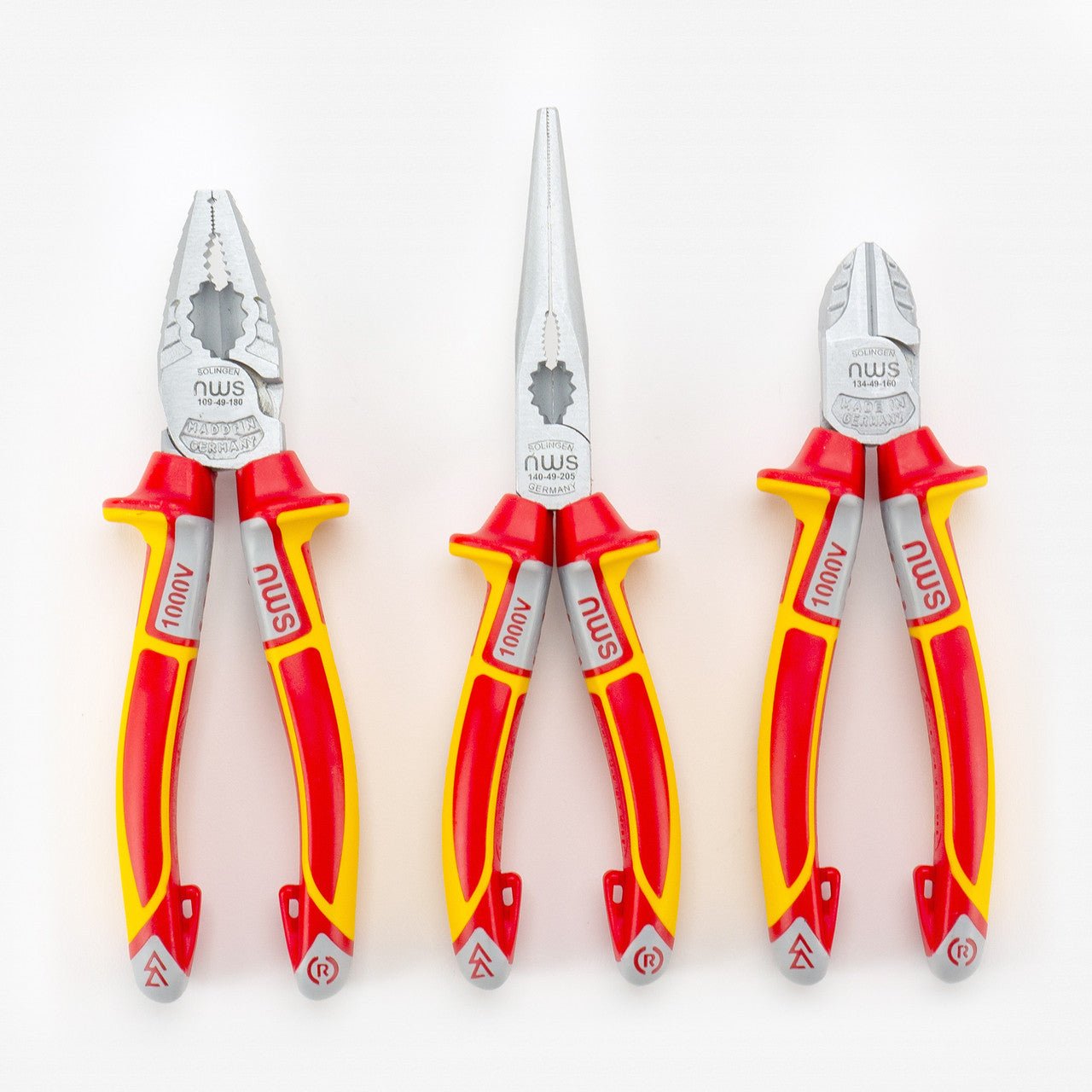 NWS VDE Pliers and Cutters Set, 3 Pieces - N-782 - KC Tool