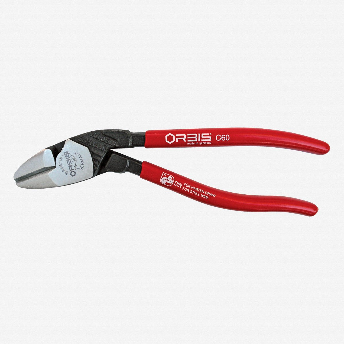 Orbis 9O 21 - 180 EvoTel HD 7" 25 degree Angled Diagonal Cutters - 9O21180 - KC Tool