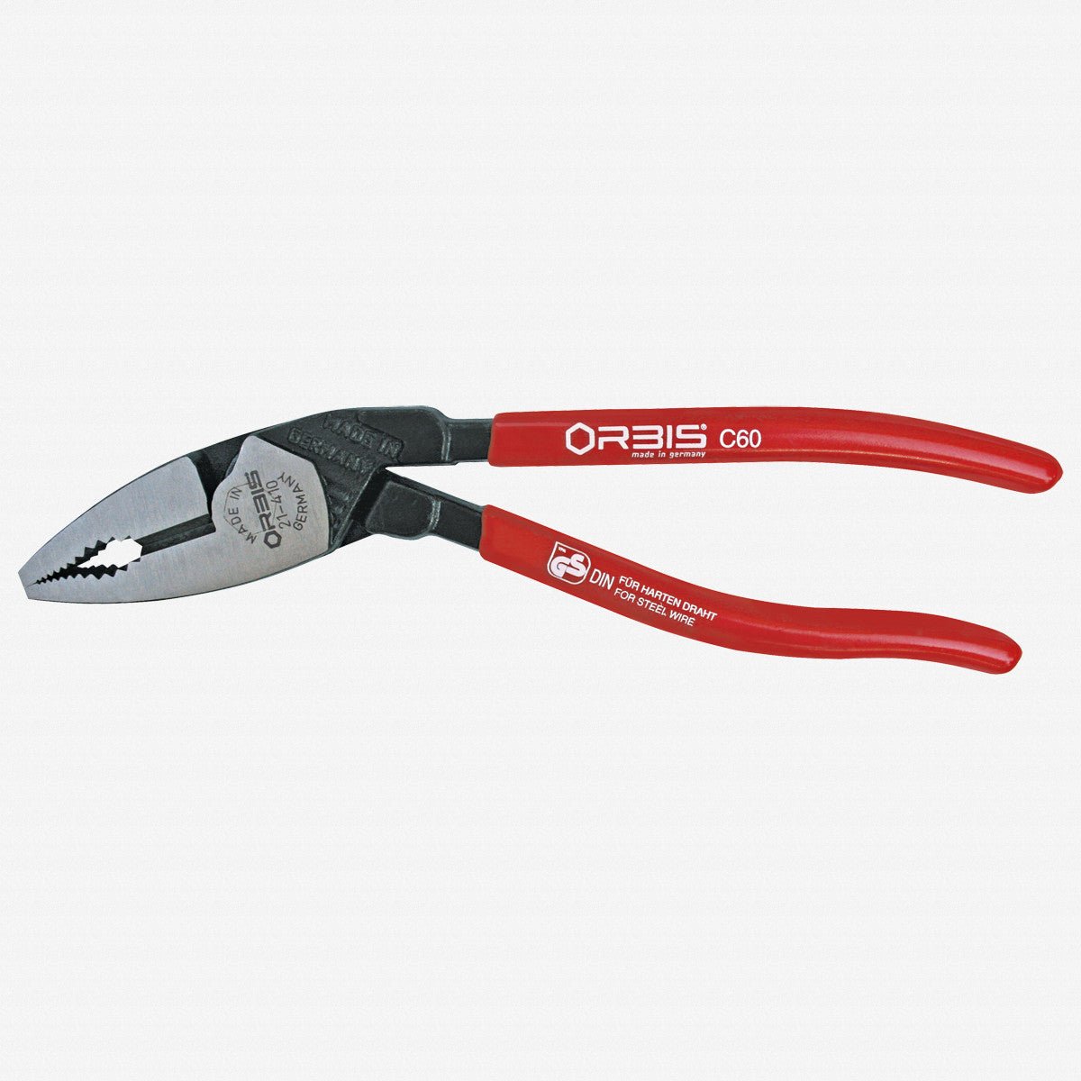Orbis 9O 21 - 410 EvoTel HD 7.5" 25 degree Angled Combination Pliers - 9O21410 - KC Tool