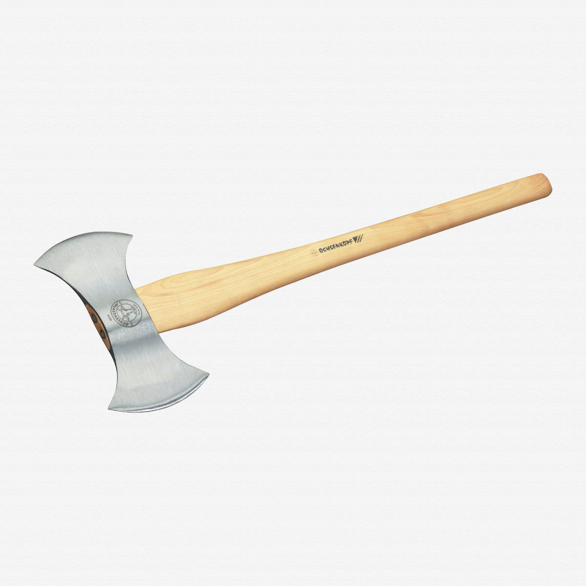 Ox Head OX 18 H-1206 Throwing Axe with Hickory Handle, 1200g - GR1591630 - KC Tool
