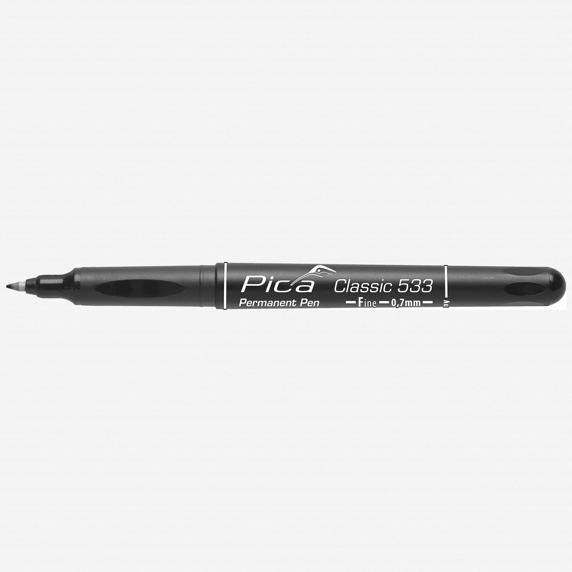 Pica Classic Fine Tip Permanent Pen, Black, Round Tip, 0.7 mm - PA533/46/SB - KC Tool